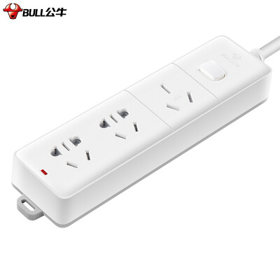 

Bull BULL high power 16A air conditioning socket GN-406D power strip strip row wiring board 3 wireless master socket