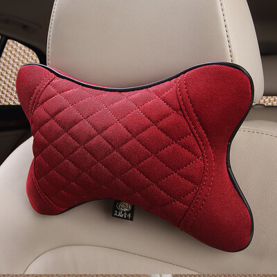 

Wufu Jinniu Office lumbar car cushion breathable slow rebound pillow red
