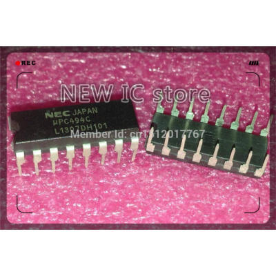 

Free shipping 10PCS UPC494C PC494C UPC494 DIP-16 NEW