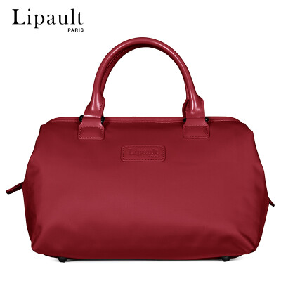 

Lipault fashion Boston bag simple shoulder Messenger bag light handbag solid color ladies pillow bag P5132008 navy blue