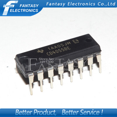 

10PCS CD4055BE DIP16 CD4055 DIP SMD new and original IC free shipping