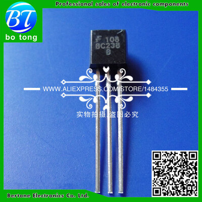 

100pcs free shipping BC238B BC238 TO-92 Bipolar Transistors - BJT NPN 25V 100mA