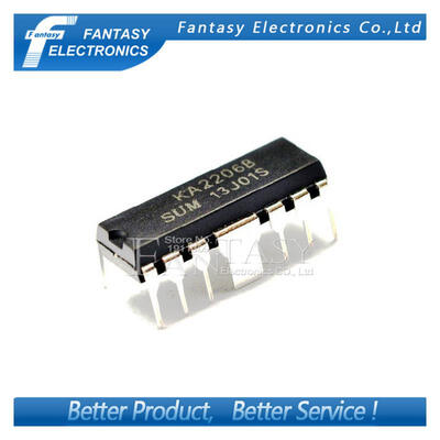 

10PCS KA2206 DIP12 DIP new and original IC free shipping
