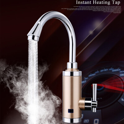 

GWAI 3 Second Instant Water Heater One Handle With LCD Temperature Display Instant Hot Water Faucet Down Inlet Pipe DRS-X30F3