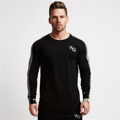 

Muscle Sports Fitness Brothers Mens New Slim Fashion Outdoor Training Head Solid Sweatshirt