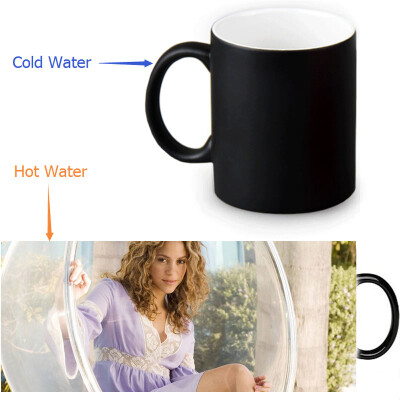 

shakira 350ml12oz Heat Reveal Mug Color Change Coffee Cup Sensitive Morphing Mugs Magic Mug Milk Tea Cups