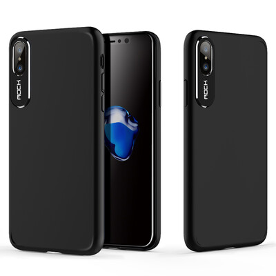 

For Apple iPhone X CaseROCK Fingerprintproof Shockproof Ultra-Thin Premium Protection Wireless Charging Compatible Classy Series