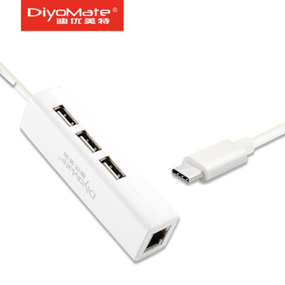 

Di beautiful special Type-c to wired network port Ethernet adapter Apple USB31 notebook USB20 HUB hub hub OTN-10