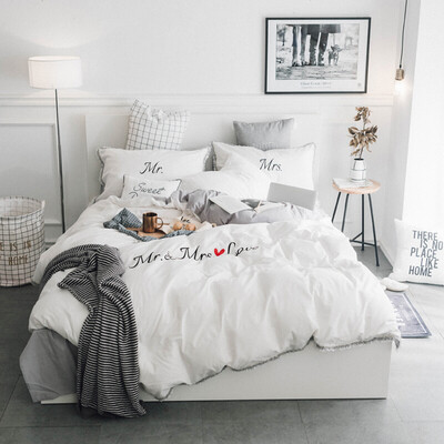 

Brata Four piece suit Cotton kits washable cotton simple cotton bedding Kit