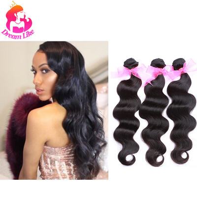 

Мечта как необработанные человеческие волосы Волна тела Virgin Hair 3 Bundles Малазийские волосы тела