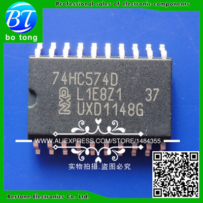 

Free shipping 10pcs SMD logic ics 74HC574D 74HC574 SN74HC574D SOP20 new original