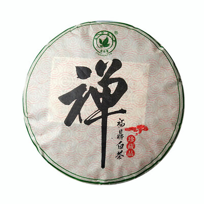 

Chinese Fuding white tea Shoumei Chan tea handmade stone limited edition collection of 350g F244