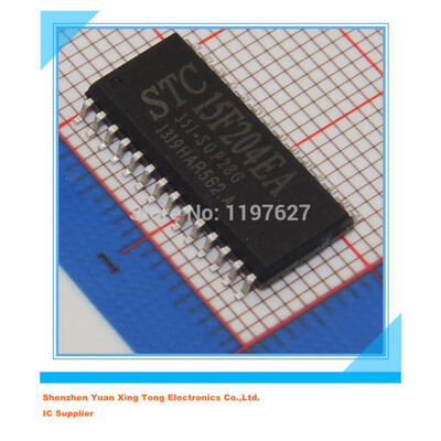 

10PCS LOT STC15F204EA-35I STC15F204EA-35I-SOP28G STC 15F204EA SOP ORIGINAL electronics IC