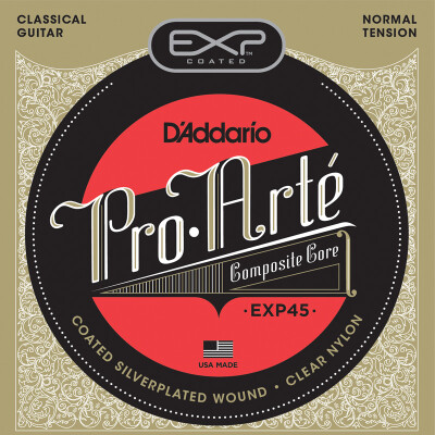 

DAddario EXP45 standard tension coated classical guitar strings American original imported string