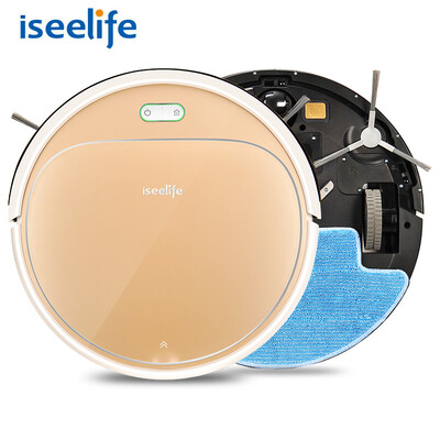 

Iseelife 1300 PA умный робот Пылесосы для автомобиля 2in1 для дома сухой мокрой бак для воды бесщеточным Мотором интеллектуальные