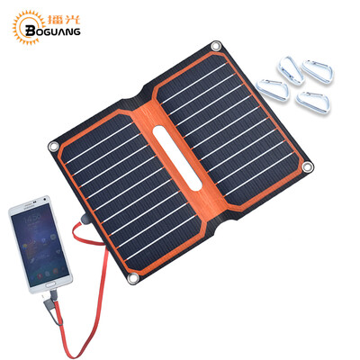 

Boguang Waterproof 5V 10W ETFE Solar Panel cell Solar charger Foldable Portable Power bank USB 5v 2A mobile phone tablet charger
