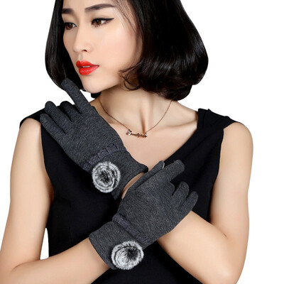 

MAXVIVI gloves womens fashion warm non-falling touch screen gloves WST743209 bean paste