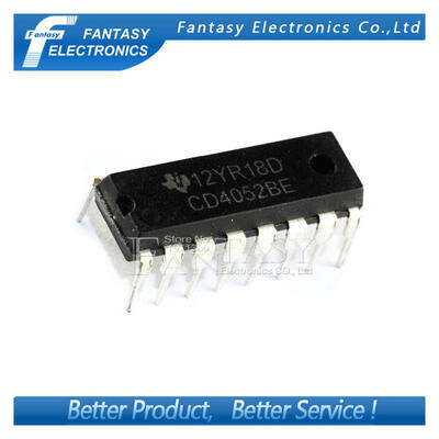 

50PCS CD4052BE DIP16 CD4052 DIP new and original IC free shipping