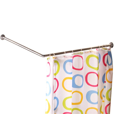 

Jingdong supermarket] Mercure guest color stripes polyester shower curtain white 100 * 180CM