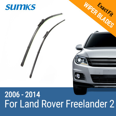 

SUMKS Wiper Blades for Land Rover Freelander 2 24"&20" Fit Pinch Type Arms 2006 2007 2008 2009 2010 2011 2012 2013 2014