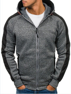 

Men‘s Maniche Lunghe Hoody Hoodie Zipper Sweatshirt Hooded Jacket Outwear Tops Kapuzen Coat