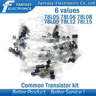 

20pcs6values120pcs 78L05 78L06 78L08 78L09 78L12 78L15 Transistor package Assorted Kit new&free shipping