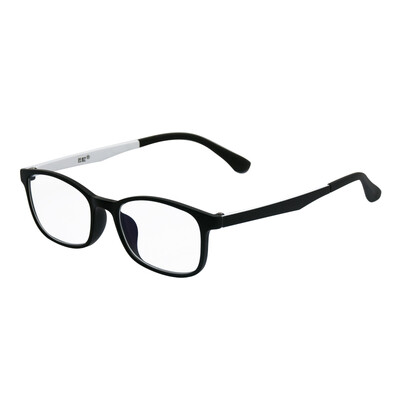 

Cloud recall anti-blue light radiation office game flat light goggles 1703-3054 COL24 black&white temples