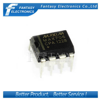 

50PCS MAX706CPA DIP8 MAX706 DIP new&original IC free shipping