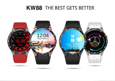 

KingWear KW88 3G Smartwatch Phone Android 5.1 MTK6580 Quad Core 1.3GHz 512MB RAM 4GB ROM GPS Bluetooth 4.0