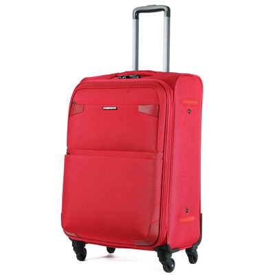 

Jingdong supermarket Diplomat Diplomat DE-1536B TSA customs lock casters can expand the trolley box red