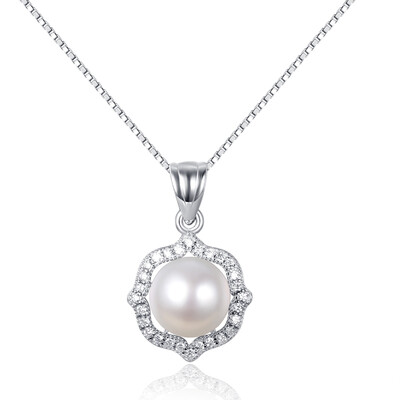 

Yoursfs® 925 Silver Pearl Pendant Necklace Fashion Silver Jewelry
