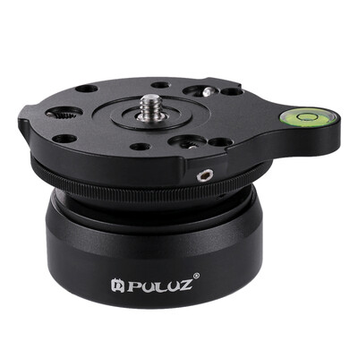 

PULUZ 14 inch Thread Dome Professional Tripod Leveling Head Base with Bubble Level
