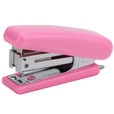 

Effective deli 0222 simple mini stapler 10 color random
