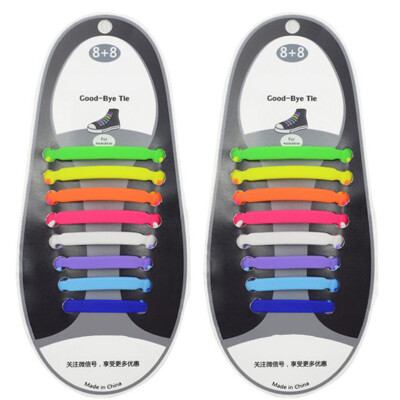 

JUP 50 Sets 800 Roots Lazy Shoelaces Laces Shoelace Buckle Flat Square Head Bracelet Canvas Leisure Sports Shoes Silicone Elastic