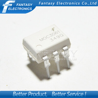 

10PCS MOC3061 DIP6 DIP SMD new&original IC free shipping