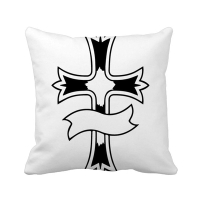 

Religion Christianity Cross Angle Square Throw Pillow Insert Cushion Cover Home Sofa Decor Gift