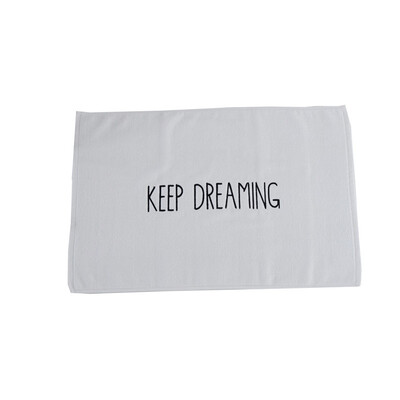 

iDouillet Cotton 100 Towel Rug White&Grey Flamingo pattern Tourst leaves dccorate for bath room kitchen bedroom Washable 5080cm