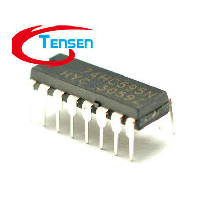 

10Pcs/Lot SN74HC595N 74HC595N 74HC595 DIP-16 8 Bit Shift Register