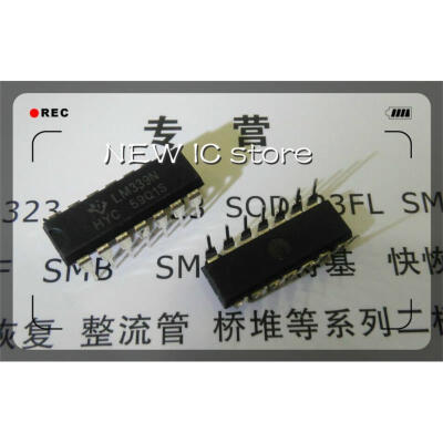 

20PCSLOT 100 NEW LM339N LM339 DIP-14 new original Free Shipping