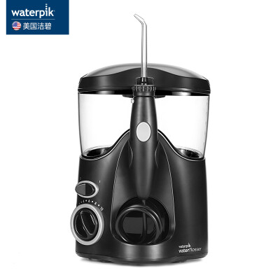 

WP Waterpik WP-112EC hypo-efficient version of the water-type dental floss red teeth incisors