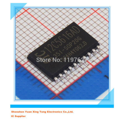 

10pcs/lot STC12C5616AD-35I-SOP20G STC12C5616AD STC12C5616AD-35I SOP20 original electronics IC kit