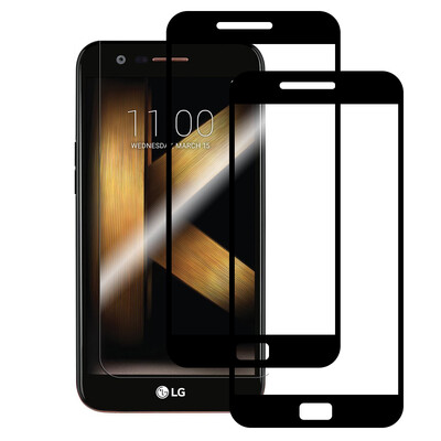 

GiGiboom 2pieces Закаленное стекло Полный охват HD Ultra Clear Film Edge to Edge Protection Screen Protector для LG K20 Plus K10 20