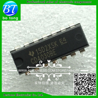 

50PCS CD4030BE DIP-14 CD4030B CD4030 DIP free shipping New Original