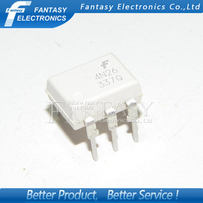 

20PCS 4N26 DIP6 DIP photoelectric coupler new and original free shipping