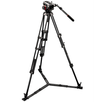 

Manfrotto tripod 504HD546GBK professional hydraulic camera tripod camera tripod