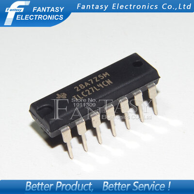 

10PCS TLC27L4CN DIP14 TLC27L4 DIP new&original IC free shipping