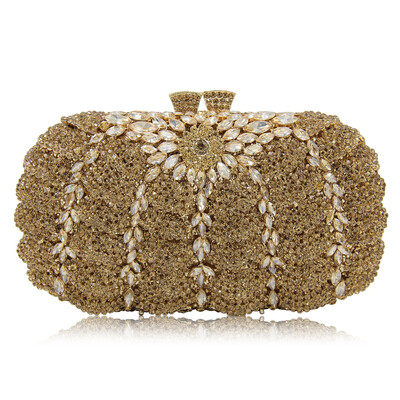 

Milisente Роскошные кристалл муфты Вечерние сумки ёенщин сцепление серебра свадьба кошелек участник сумка с цепью