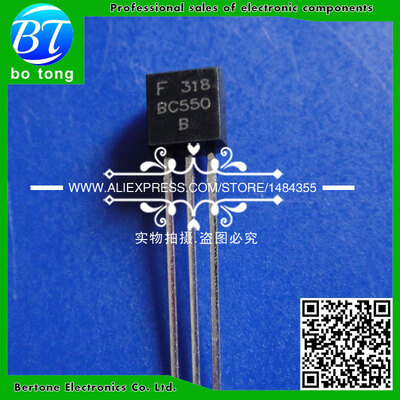 

100PCS Free shipping BC550B BC560B BC550 BC560 TO-92 (50PCS* BC550+50PCS* BC560 ) Bipolar Transistors - BJT NPN