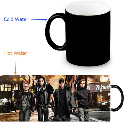 

Tokio Hotel 350ml12oz Heat Reveal Mug Color Change Coffee Cup Sensitive Morphing Mugs Magic Mug Milk Tea Cups