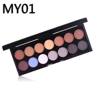 

14-color pearl matte eye shadow smoked make-up multicolor eye shadow plate
